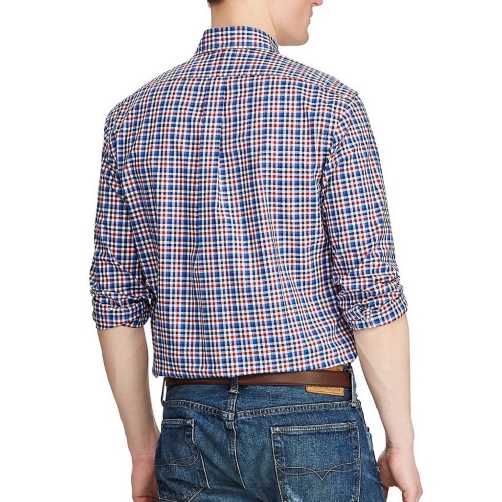 Polo Ralph Lauren Stretch  Long-Sleeve Woven Shirt - Picture 4 of 6